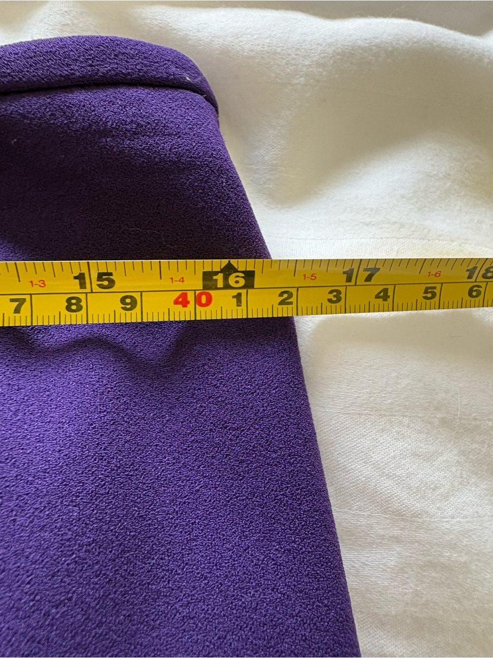 Calvin Klein Classic Purple Pencil Skirt Office Skirt Size 12 Office Chic - Picture 5 of 7
